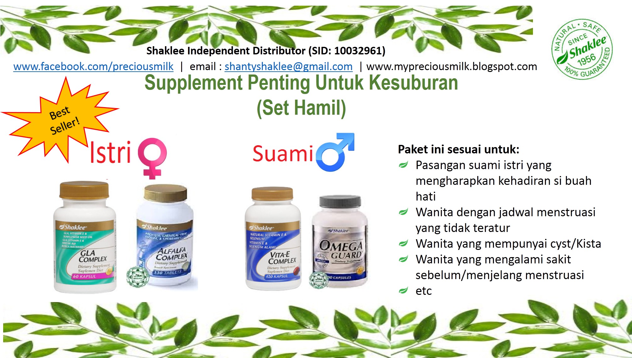 Katalog Produk Vitamin Shaklee Indonesia Vitamin Shaklee 